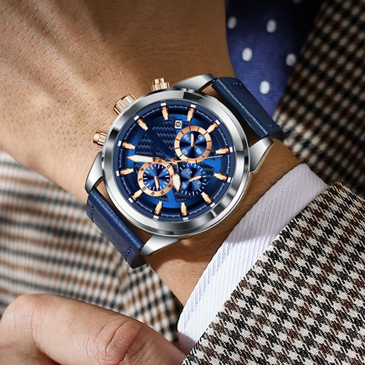 ✨Nieuwe aankomst✨Heren Casual Elegant Lichtgevende Wijzerplaat Kwartshorloge