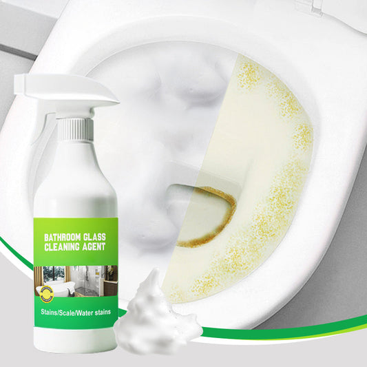 Schoonmaakspray voor hard water in de badkamer