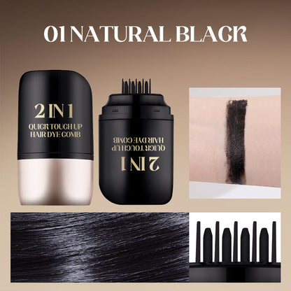 💥Grijs haar eliminator👉2 in 1 Quick Touch Up Haarverf Kam♀️~🔥