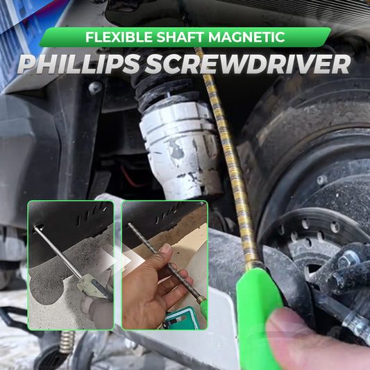 Magnetische kruiskopschroevendraaier met flexibele schacht