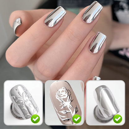 🔥Koop 2 krijg 3 gratis💅Zilveren Vloeibare Spiegel Chroom Nagelgel In Kan