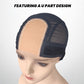 4*5 inch U sectie mesh stretch weave pruik cap