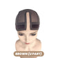 4*5 inch U sectie mesh stretch weave pruik cap