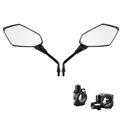 Breedhoekspiegel met verstelbare hoek voor fietsen