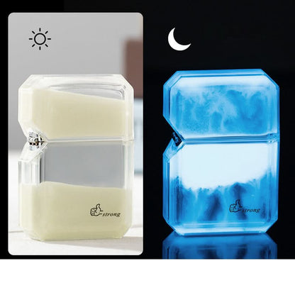 🔥2025 HOT SALE🔥Creatieve Nachtlampje met Stromend Zand - Uniek & Sfeervol✨