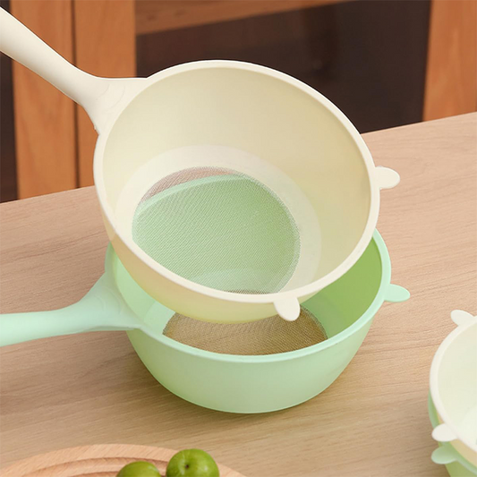 Multifunctionele afdruipmand voor fruit, groenten en rijst