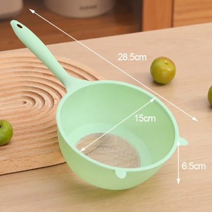 Multifunctionele afdruipmand voor fruit, groenten en rijst