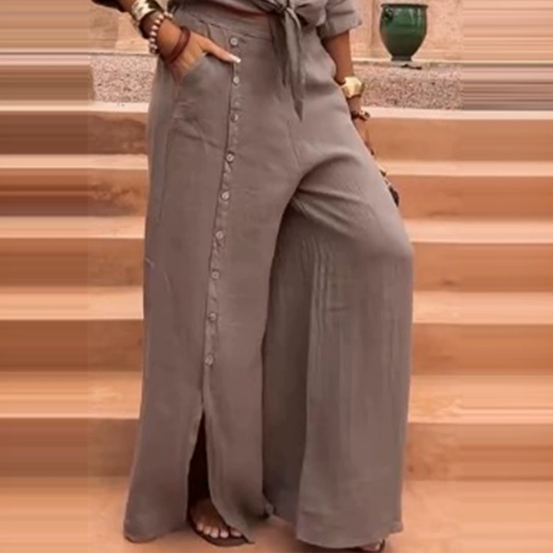 ⏳💃Elegantes 2-teiliges Set für Damen in Uni-Farbe
