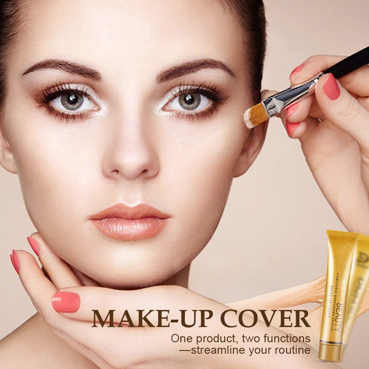 Waterproof concealer en foundationcrème voor het gezicht