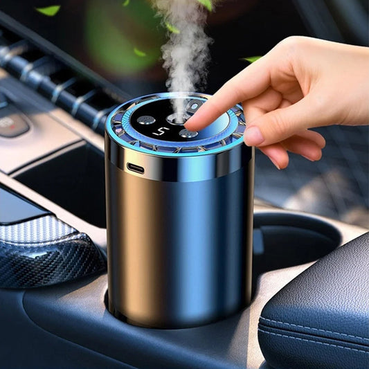 🔥2025 Hot Sale 50% korting🔥Smart Car Diffuser Set met Licht- & Sproeimodi🌿🚗