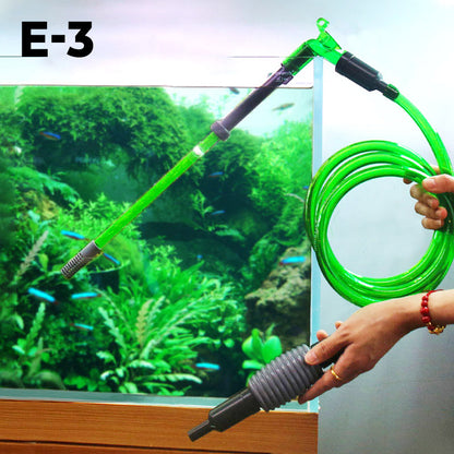 Aquarium sifon waterververser met zuignap