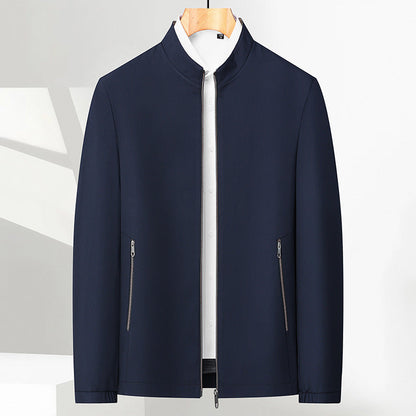 Heren casual jas met opstaande kraag