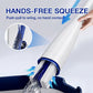 Zelfwringende mop handsfree met staande opbergruimte