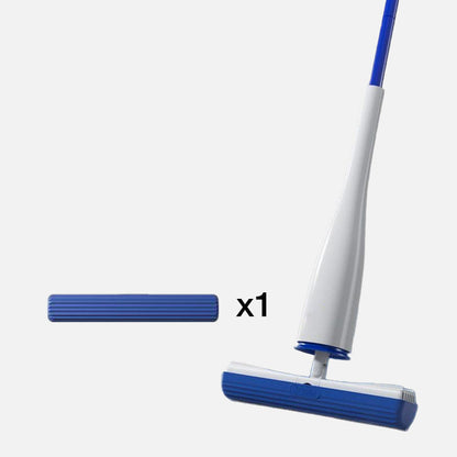 Zelfwringende mop handsfree met staande opbergruimte