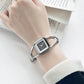 💥💥Flash-uitverkoop: tijdelijk 70% korting +gratis verzending💥Minimalistisch Mode Vierkant Wijzerplaat Quartz Horloge