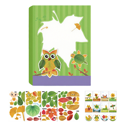 😍Tijdelijk gratis levering💥💥DIY Creatieve Bladeren Knutselset voor Kinderen🎁🎁