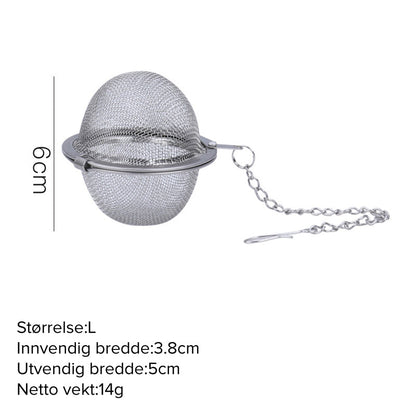 Cadeauselectie - 304 roestvrijstalen kruiden- en theefilter