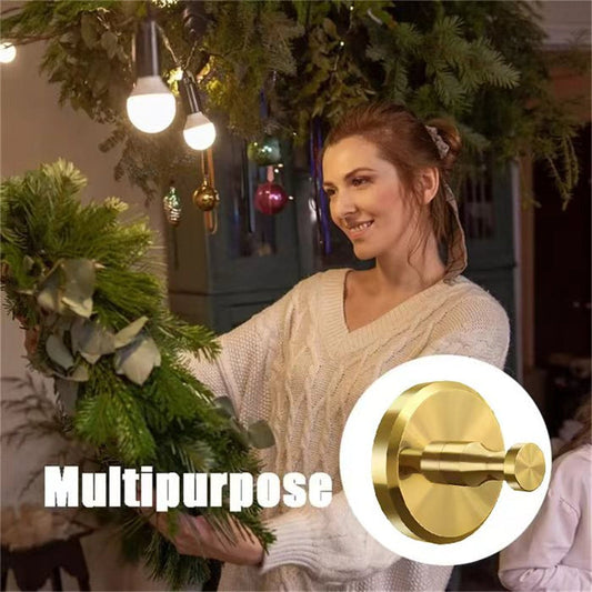 🛒 Nu met GRATIS verzending - tijdelijk!✨ Hoe meer je koopt, hoe meer je bespaart! ✨Stainless Steel Suction Cup Hook for Christmas Wreaths