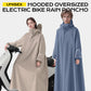 💥Tijdelijk gratis levering💥-Unisex Hooded Oversized Elektrische Fiets Regen Poncho