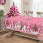 Joyful Festive Classic Christmas Tablecloth