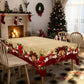 Joyful Festive Classic Christmas Tablecloth