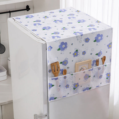 🧊🔥 ¡50% DE DESCUENTO! Funda Antipolvo para Refrigerador con Bolsillos de Almacenamiento – Protege tu Electrodoméstico y Organiza Accesorios 🏠✨