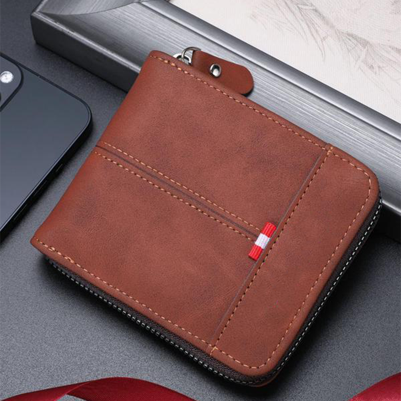 👜🔥 ¡50% DE DESCUENTO! Cartera Cuadrada Vintage Informal para Hombre – Piel Envejecida, Compacta y con Estilo Retro Diario 👔✨