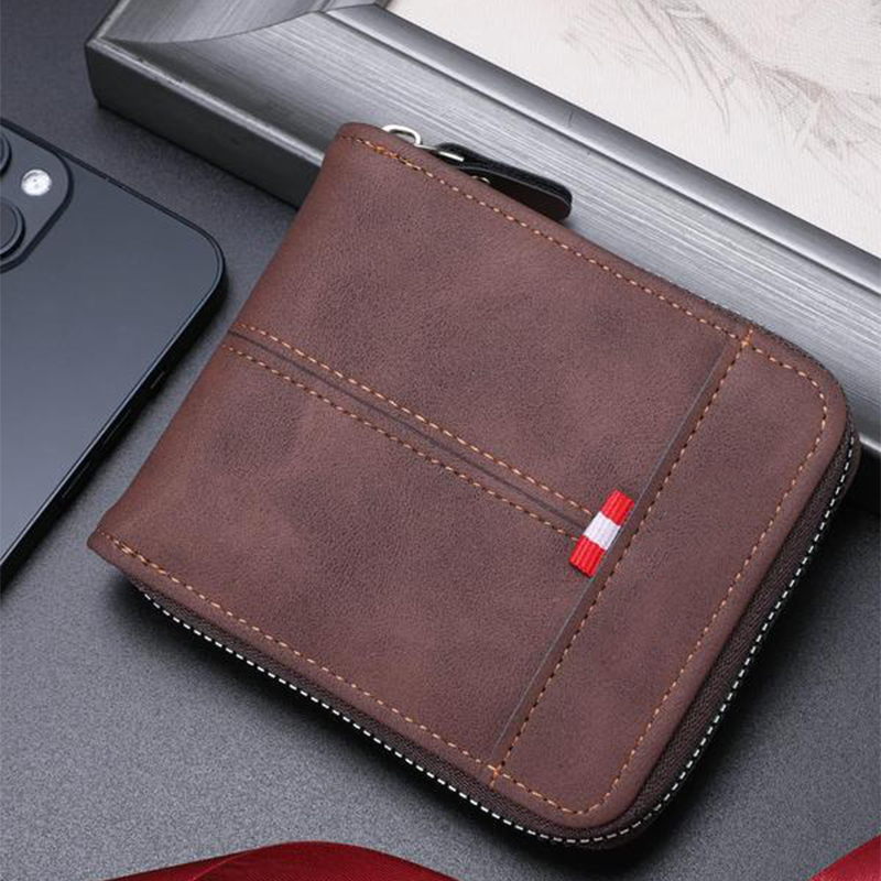 👜🔥 ¡50% DE DESCUENTO! Cartera Cuadrada Vintage Informal para Hombre – Piel Envejecida, Compacta y con Estilo Retro Diario 👔✨