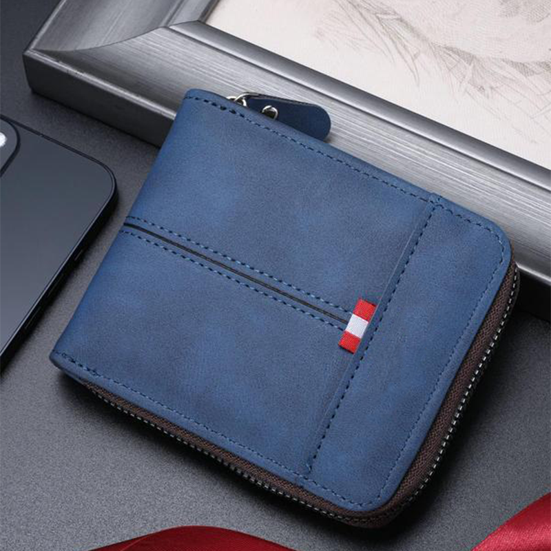 👜🔥 ¡50% DE DESCUENTO! Cartera Cuadrada Vintage Informal para Hombre – Piel Envejecida, Compacta y con Estilo Retro Diario 👔✨