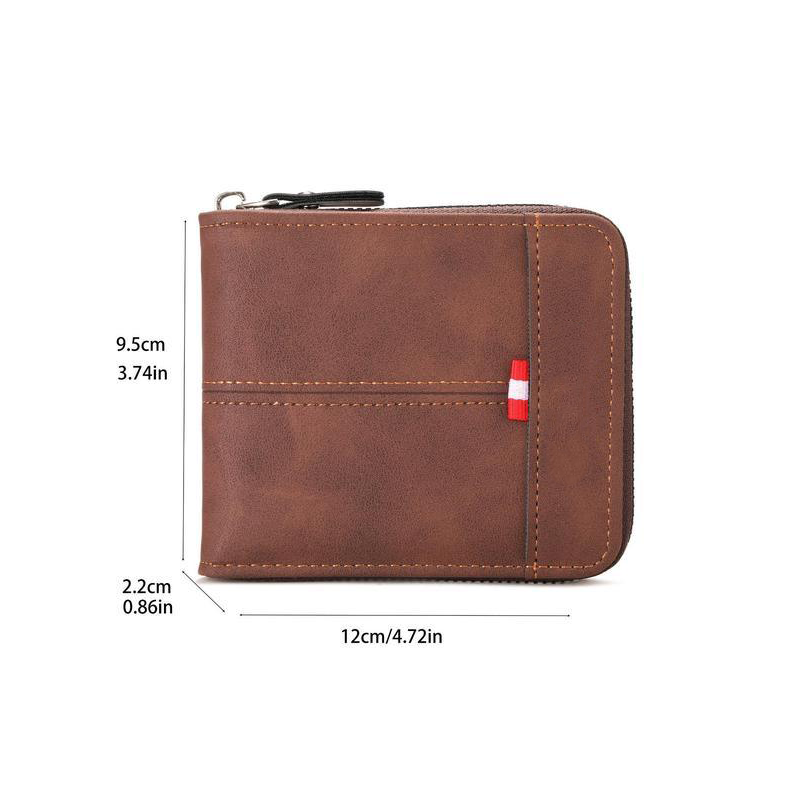 👜🔥 ¡50% DE DESCUENTO! Cartera Cuadrada Vintage Informal para Hombre – Piel Envejecida, Compacta y con Estilo Retro Diario 👔✨