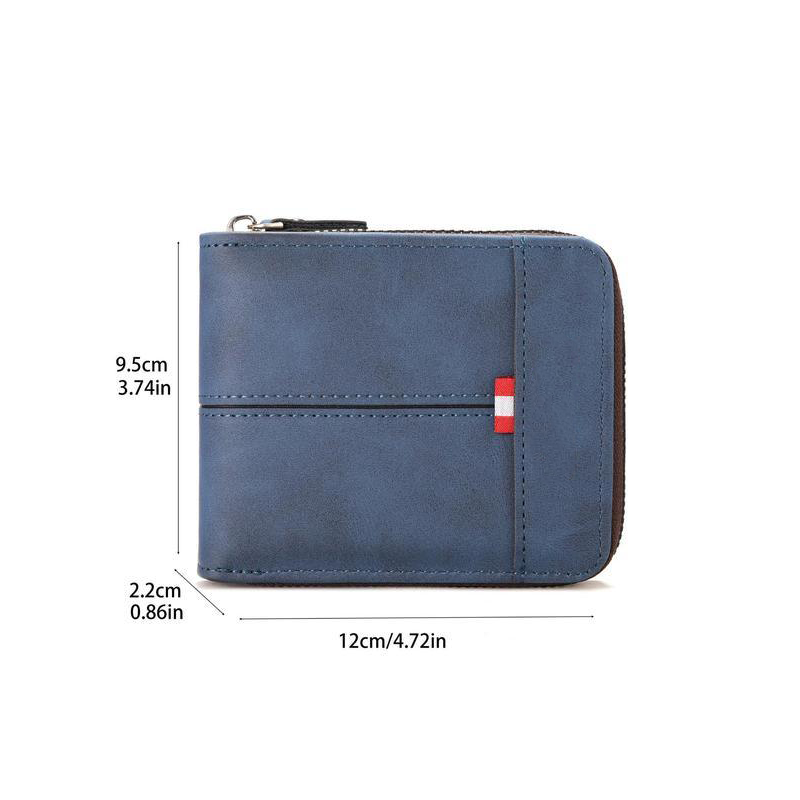 👜🔥 ¡50% DE DESCUENTO! Cartera Cuadrada Vintage Informal para Hombre – Piel Envejecida, Compacta y con Estilo Retro Diario 👔✨