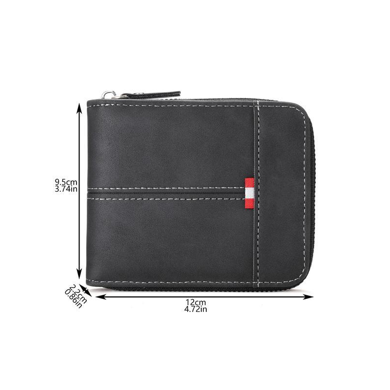 👜🔥 ¡50% DE DESCUENTO! Cartera Cuadrada Vintage Informal para Hombre – Piel Envejecida, Compacta y con Estilo Retro Diario 👔✨