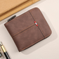👜🔥 ¡50% DE DESCUENTO! Cartera Cuadrada Vintage Informal para Hombre – Piel Envejecida, Compacta y con Estilo Retro Diario 👔✨