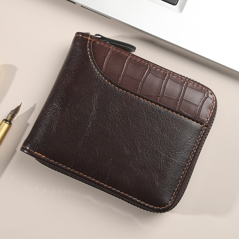 👜🔥 ¡50% DE DESCUENTO! Cartera Cuadrada Vintage Informal para Hombre – Piel Envejecida, Compacta y con Estilo Retro Diario 👔✨