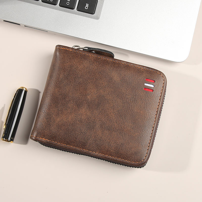 👜🔥 ¡50% DE DESCUENTO! Cartera Cuadrada Vintage Informal para Hombre – Piel Envejecida, Compacta y con Estilo Retro Diario 👔✨