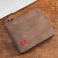 👜🔥 ¡50% DE DESCUENTO! Cartera Cuadrada Vintage Informal para Hombre – Piel Envejecida, Compacta y con Estilo Retro Diario 👔✨