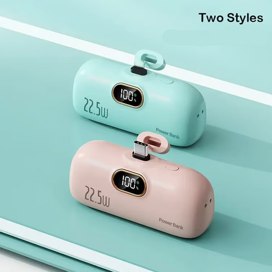 ✨🔋 ¡50% DE DESCUENTO! Batería Portátil Mini 5000mAh – Ultra Compacta con Doble Puerto USB – Carga Rápida, Ligera, Perfecta para Viajes y Emergencias 📱