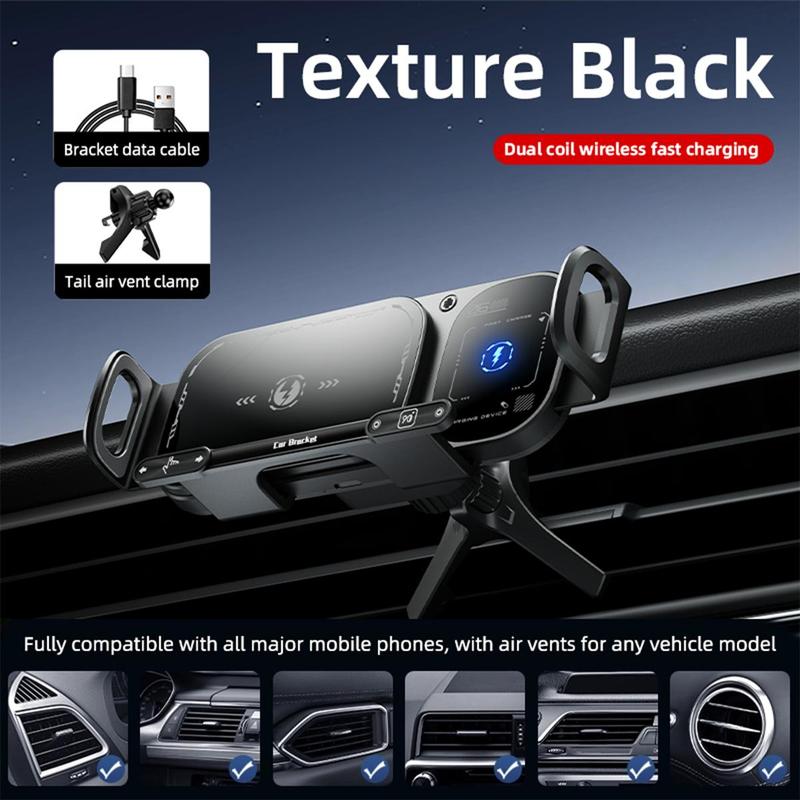 🔥Oferta especial de Año Nuevo: 50% de descuento⚡Soporte inalámbrico para coche de carga rápida de 15 W para smartphones plegables y estánda