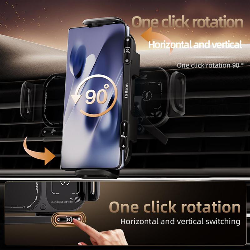 🔥Oferta especial de Año Nuevo: 50% de descuento⚡Soporte inalámbrico para coche de carga rápida de 15 W para smartphones plegables y estánda