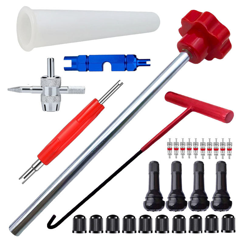 Kit de herramientas para válvula de neumático de coche de cambio rápido