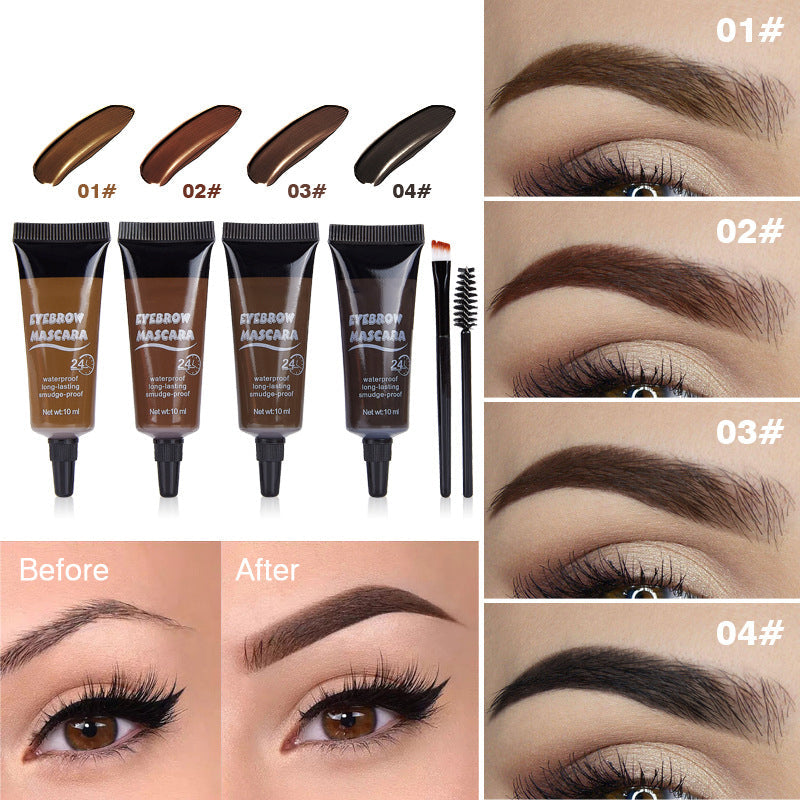 🔥【1° Más Vendido】Cejas que se desvanecen/rozan? Maquilladoras recomiendan!24H+🌟 Natural+🖌️ Cepillo Incluido! Tinte Cejas Waterproof