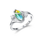 Anillo geométrico ovalado con detalles de circonia - Comprar 1 y llévate 1 gratis