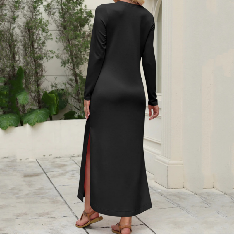🔥Vestido camiseta de manga larga para mujer🔥Compra 2, envío gratis🔥