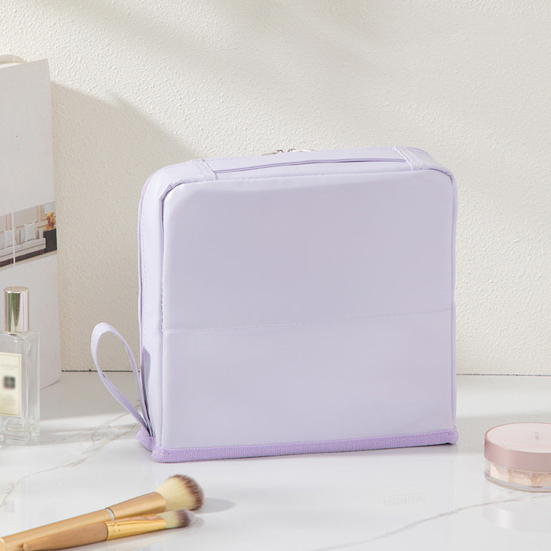 Bolsa de cosméticos portátil y con compartimentos elegante