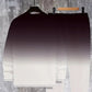 Conjunto de chándal de cuello redondo en color degradado para hombre