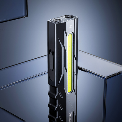 🔦🔥 ¡50% DE DESCUENTO! Linterna LED Magnética Multifunción – Zoom Ajustable, Base con Imán y Soporte, Resistente al Agua IPX4 🧲🔋