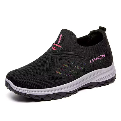 📢📢 ¡50% DE DESCUENTO! ⏰ Zapatillas sin cordones con soporte ortopédico de arco, tejidas Fly Knit - Compra 2 Envío Gratis