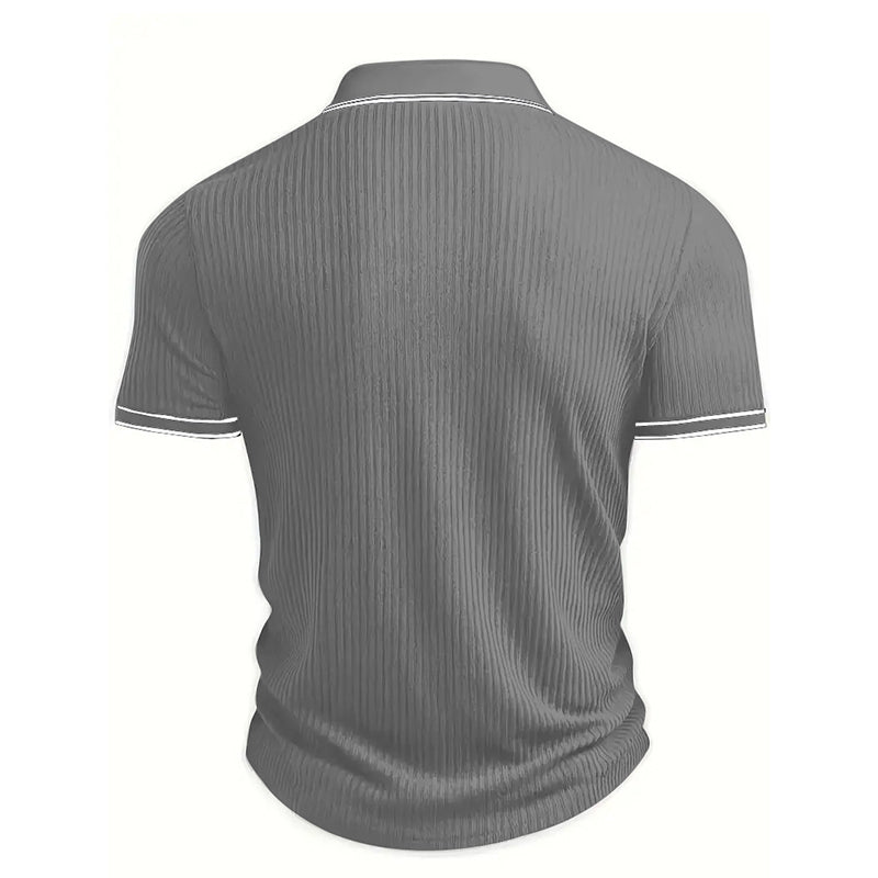🎁Nueva llegada 50% de descuento💥en la camisa polo casual de manga corta de verano — Envío gratis para dos piezas