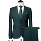 Set de traje de negocios moderno de dos piezas para hombre