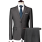 Set de traje de negocios moderno de dos piezas para hombre